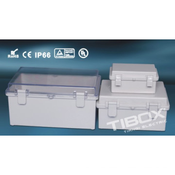 Cerradura de plástico ABS + Tipo de bisagra Bloque de terminales Caja-Caja de conexiones